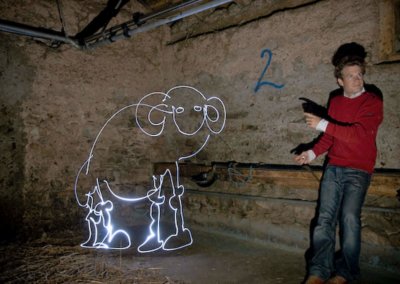 Haragei, Lightpainting Photography, 2007, 12 x 17 cm, Réf. 20070802