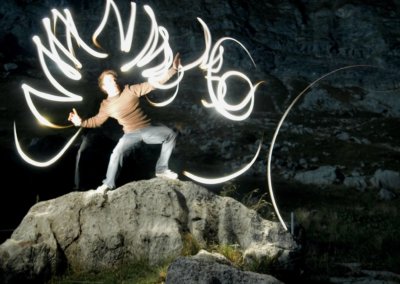Ora, Lightpainting Photography, 2007, 12 x 17 cm, Réf. 20070803