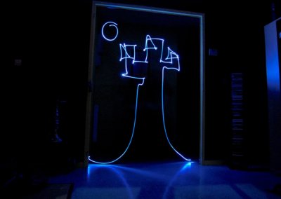 Aloïs, Lightpainting Photography, 2008, 12 x 17 cm, Réf. 20080420
