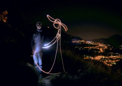 Angel, Lightpainting Photography, 2009, 12 x 17 cm, Réf. 20090725