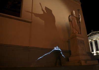 No Title, Lightpainting Photography, 2010, 12 x 17 cm, Réf. 20100103