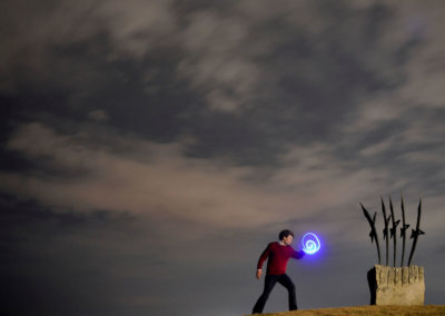 Energy, Lightpainting Photography, 2010, 12 x 17 cm, Réf. 20100104