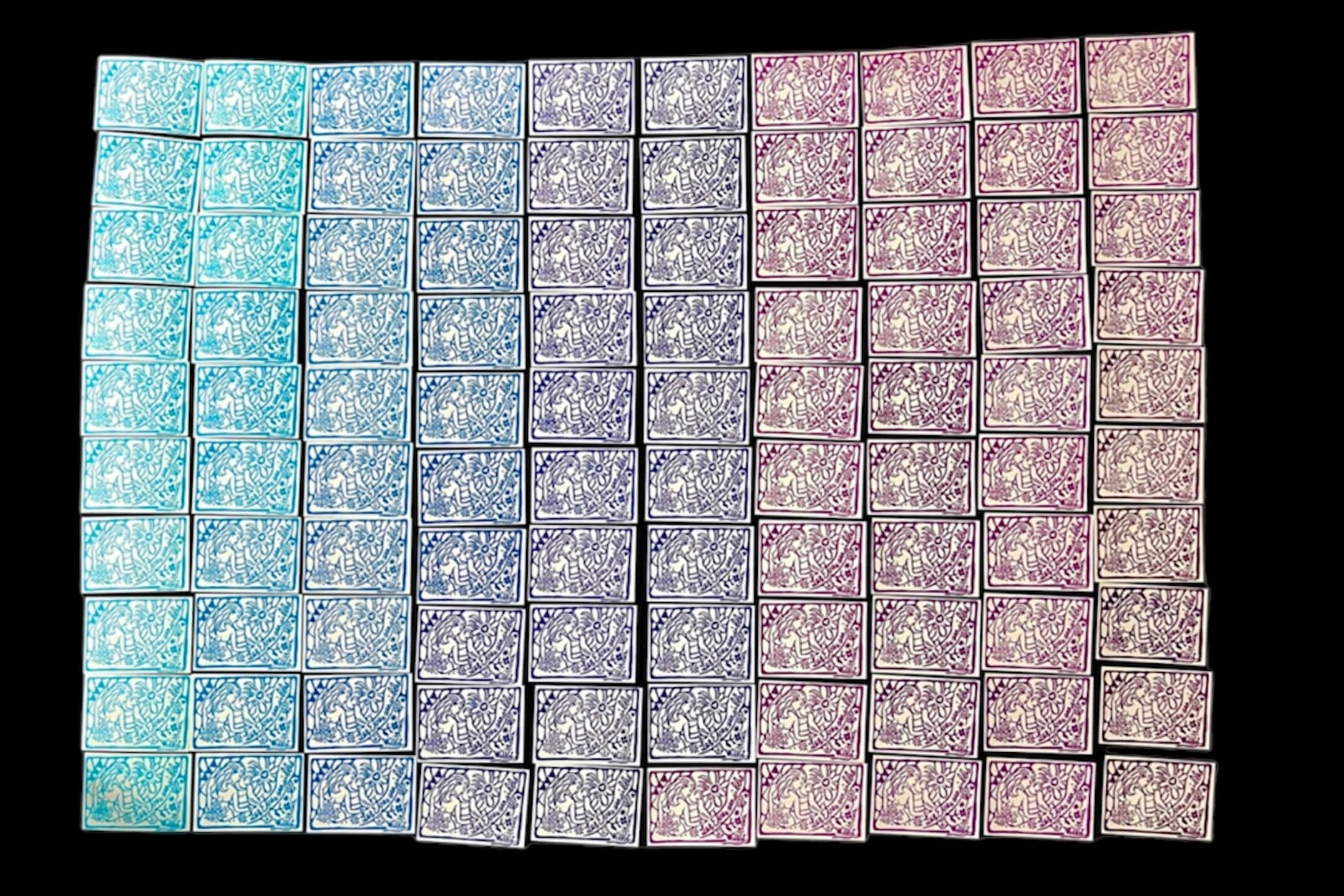 Fruits, mixed technique on paper, 2023, 10,5 x 14,8 cm, Réf. 20230527